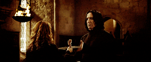 Severo Snape e Hermione Granger