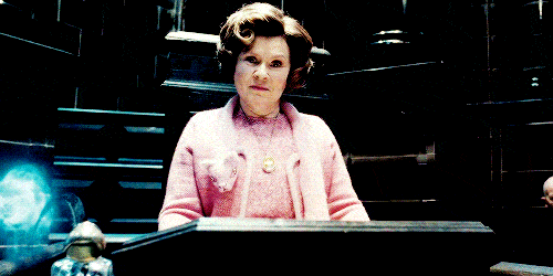 Umbridge em Harry Potter 7.