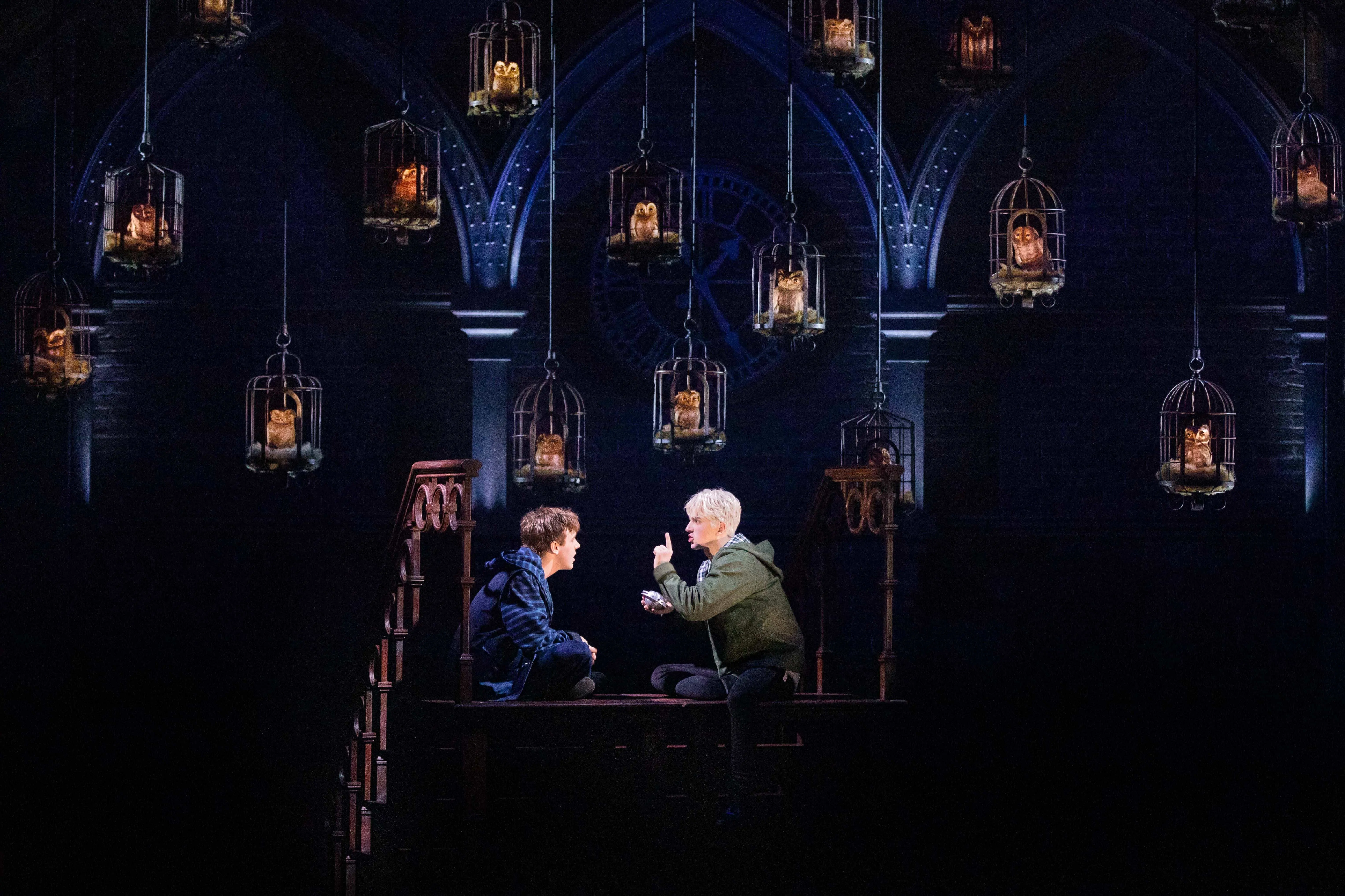 Albus and Scorpius try to solve problems with the Time Turner in a new picture of Cursed Child