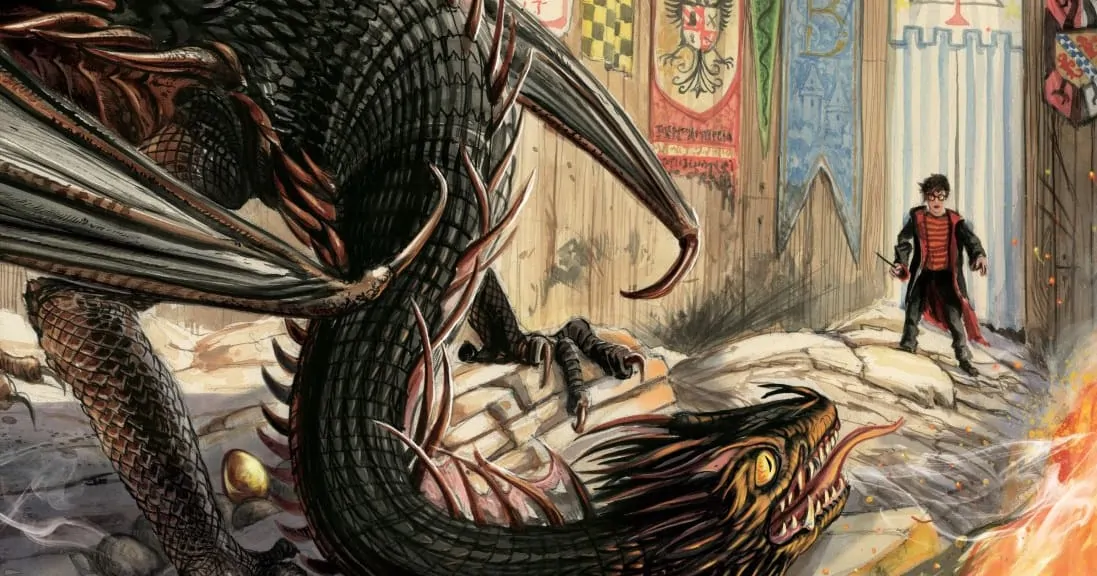 Ilustração de Harry Potter e o Cálice de Fogo por Jim Kay