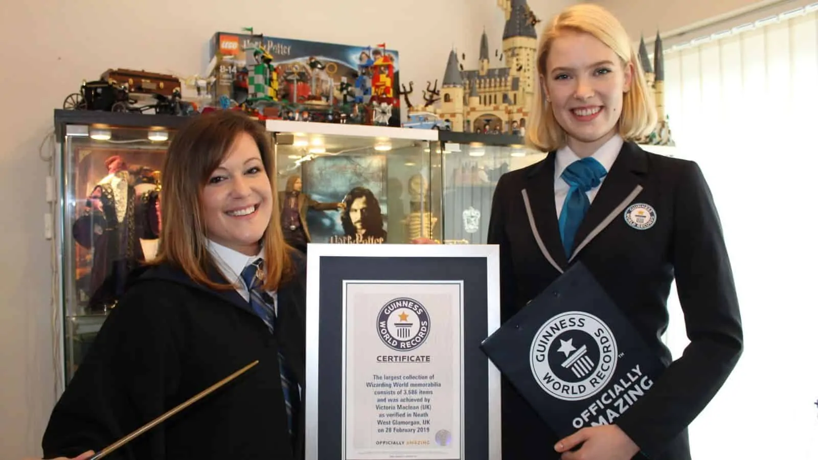 Fã bate recorde mundial com coleção de produtos oficiais de Harry Potter