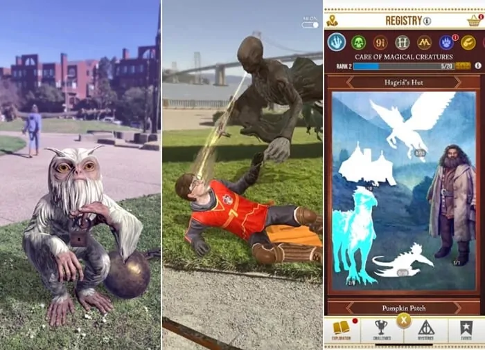 Players will duel against werewolf and Death Eaters in Harry Potter: Wizards Unite