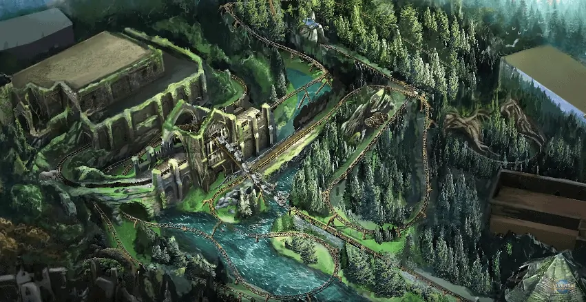 New Harry Potter roller coaster will be a tour at up to 80 km/h throughout Forbidden Forest