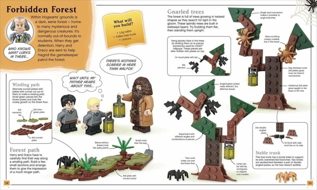 livro_LEGO-Harry-Potter_floresta proibida
