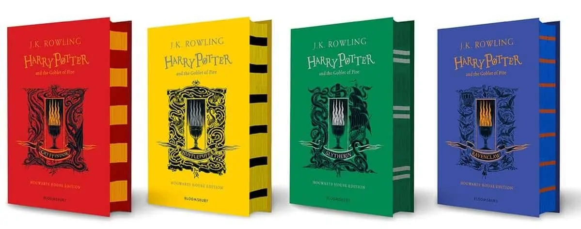 O Cálice de Fogo ganhará edições especiais em homenagem às casas de Hogwarts